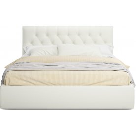 Полутораспальная кровать Verona 140х200 бежевый велюр