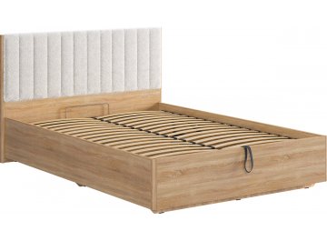 Полутораспальная кровать Юлия 140 х 200 см дуб сонома / белый