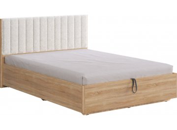 Полутораспальная кровать Юлия 140 х 200 см дуб сонома / белый