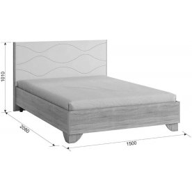 Полутораспальная кровать Зара Комфорт