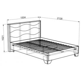 Полутораспальная кровать Ривьера Комфорт