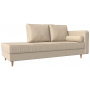 бежевая экокожа