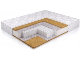 Матрас Томсон Кокос Микро 160х200 жаккард белый
