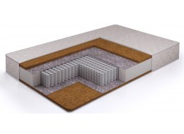 Матрас Томсон Кокос Мульти 160х200 жаккард белый