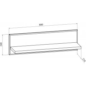 Полка Изабель ИЗ-82