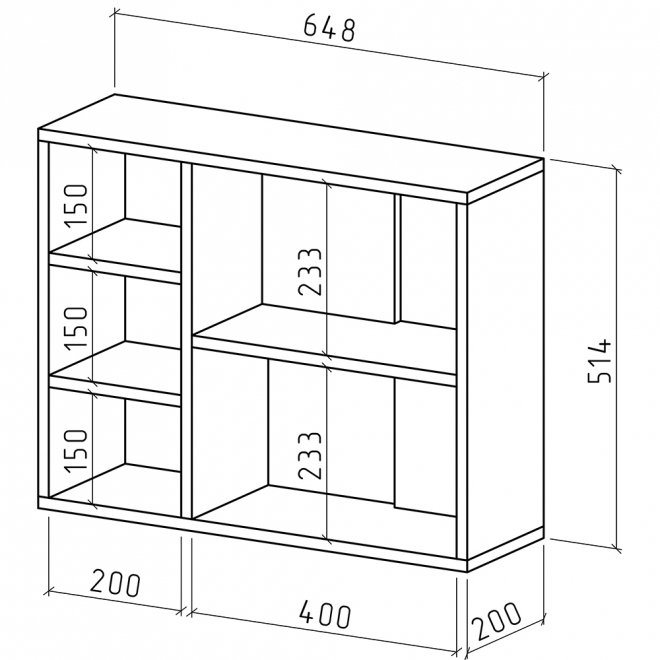 Полка Лайт-19 белый