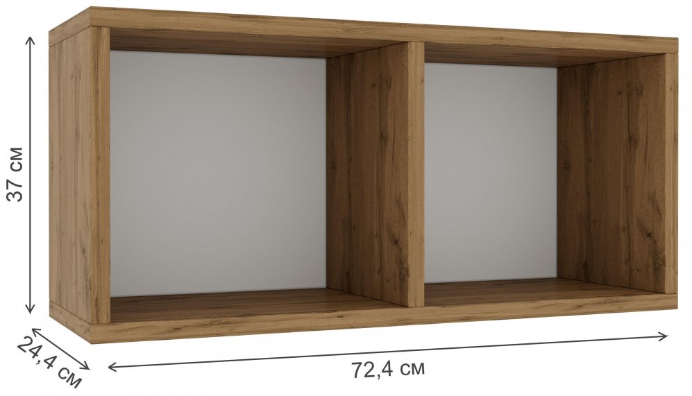 Полка Модена-2 дуб вотан