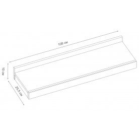 Полка Oskar 1NM