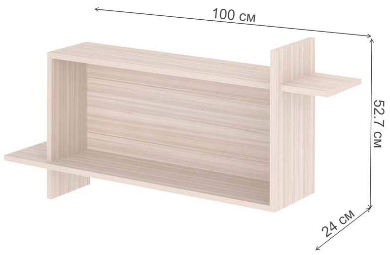 Полка Раванта-16 К карамель