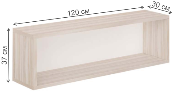 Полка ПК-30М К-К карамель