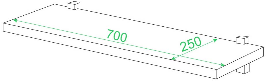 Полка Раванта-3 В венге
