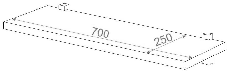 Полка ПК-3Н Ш шамони
