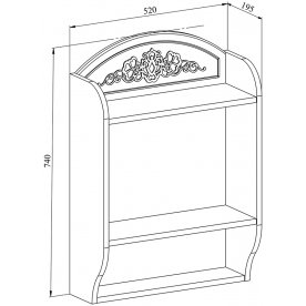 Полка Соня Премиум СО-17К