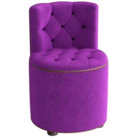 Пуф Саваж вельвет фиолетовый