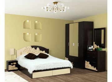 Комод Оливия венге / крем с патиной