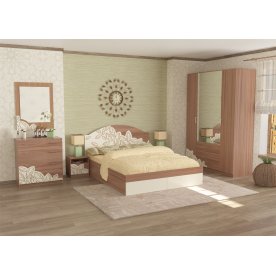 Комод Оливия ясень шимо / крем с патиной