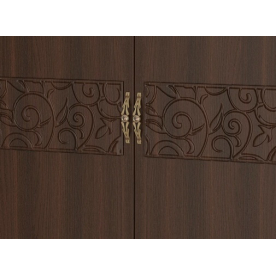 Шкаф двухдверный для белья Ирис 8 дуб тортона