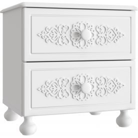 Прикроватная тумба Ассоль АС-4 белое дерево