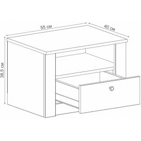 Прикроватная тумба Даллас