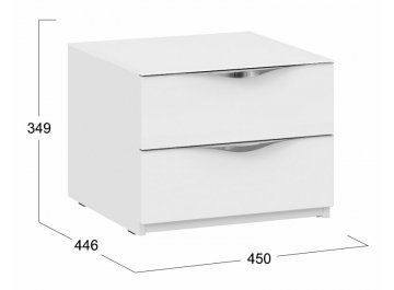 Прикроватная тумба Глосс ТД 319.03.01