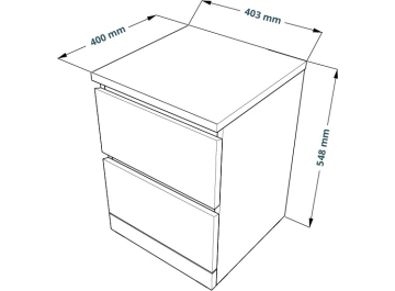 Прикроватная тумба Варма 2
