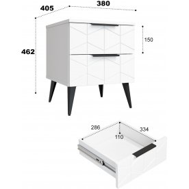 Прикроватная тумба Контемпо