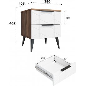 Прикроватная тумба Контемпо