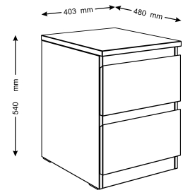 Прикроватная тумба Мальта