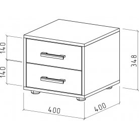 Прикроватная тумба Остин-1