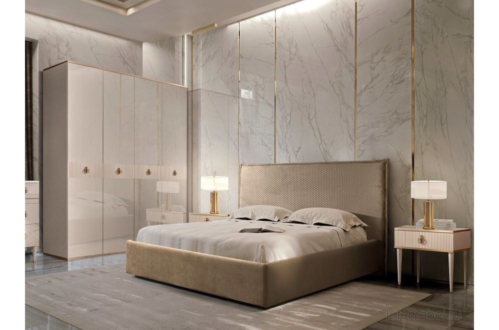 Прикроватная тумба Rimini Solo РМТП-1S слоновая кость / золото