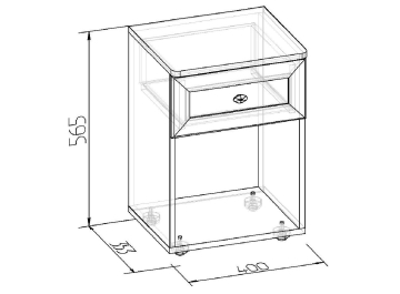 Прикроватная тумба Sherlock 64