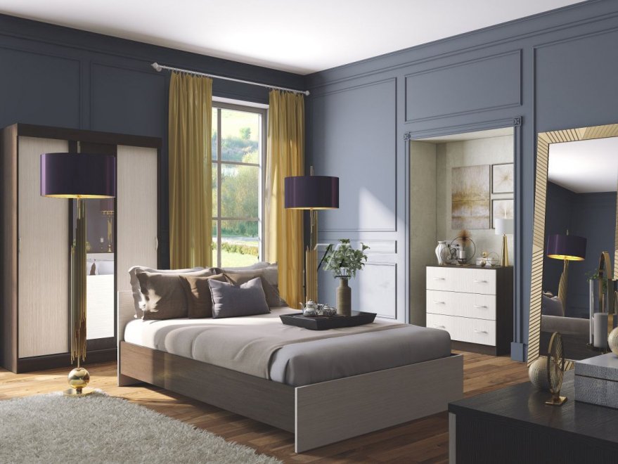 Спальня Бася комплектация 4 венге / дуб белфорд