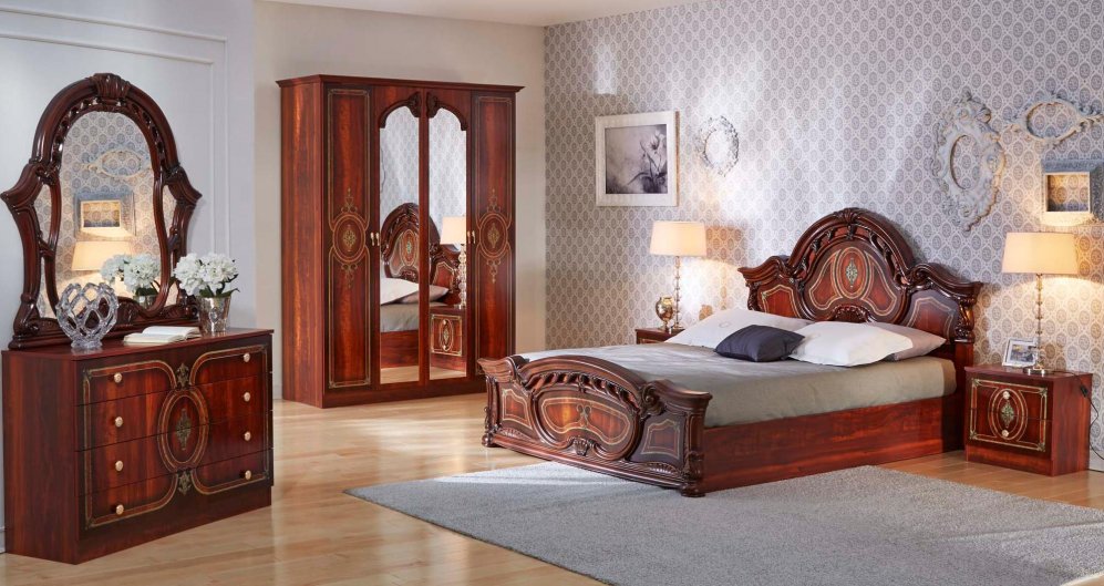 Спальня Рим пекан
