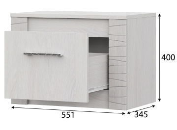 Спальный гарнитур Дельта комплектация 1