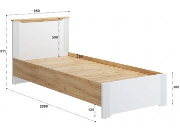 Спальный гарнитур Эмилия комплектация 4