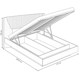 Спальный гарнитур Криона комплектация 4
