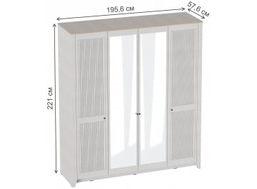 Спальный гарнитур Валенсия комплектация 1