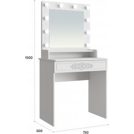 Туалетный столик Ассоль Лайт ТСН-4