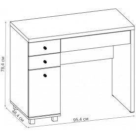 Туалетный столик Пион-3 ТС.006.950-01
