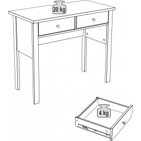 Туалетный столик Сага