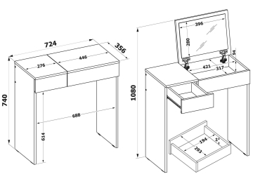 Туалетный столик СП-22