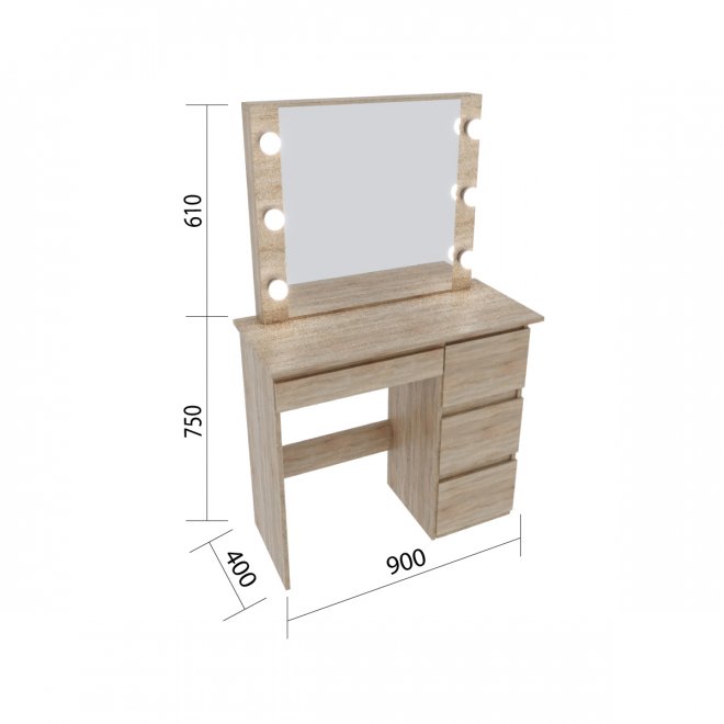 Туалетный столик Сура сонома
