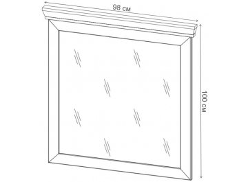 Зеркало Марсель LUS 98