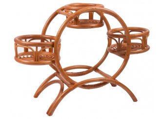 Подставка для цветов Circle Planter коньяк