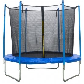 Батут с защитной сеткой AL-in180-blue