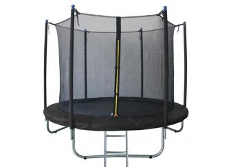 Батут с защитной сеткой AL-in305-black