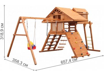 Детская уличная игровая площадка Можга Красная звезда Р985