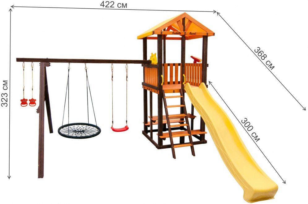 Детская площадка Bari-3 паутина качели