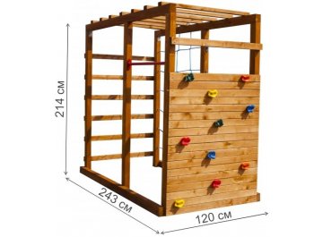 Детский спортивный комплекс для дачи Можга красная звезда Р929
