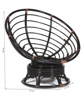 Кресло-качалка Papasan/Папасан W 23/01 B